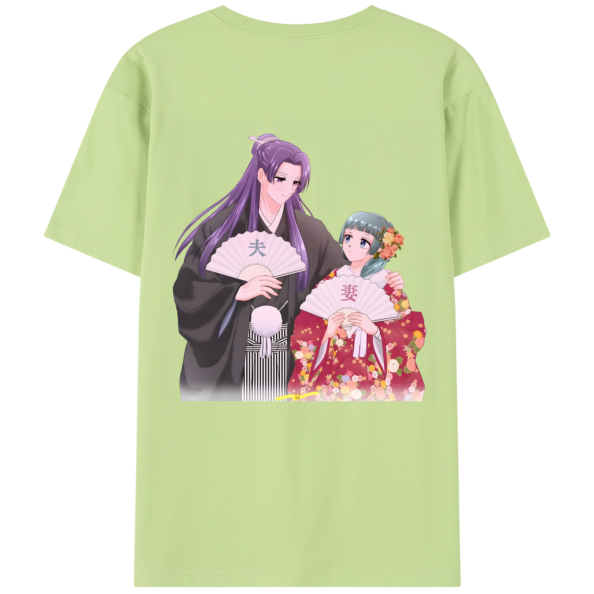 （画像用） 薬屋のひとりごと The Apothecary Diaries 綿100％半袖Tシャツ（背面プリント）
